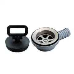 Komplett avl&oslash;p med sil og propp.