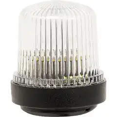 <p>Rundtlysende lanterne i plast. </p>
