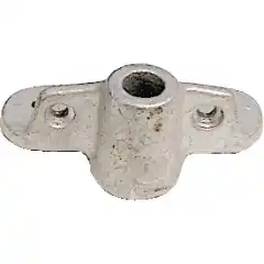 Sidemontert &aring;regaffelholder med vinkel i galvanisert st&aring;l. 13 mm &aring;pning.