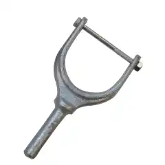 Med gjennomg&aring;ende bolt. 70 mm &aring;pning. Uten l&aring;semekanisme.