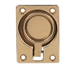 D&oslash;rkbeslag i polert messing.