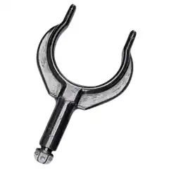 &Aring;regaffel i nylon/plast med l&aring;s i bunn. 