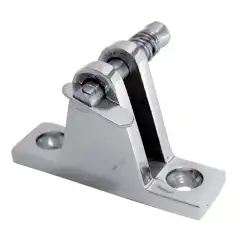 <p>Festeplate for kalesjebeslag i rustfritt st&aring;l til kalesjer&oslash;r 25 mm.</p>
