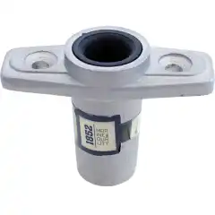 <p>&Aring;regaffelholder for nedfelling i aluminium med nylonforing.</p>
