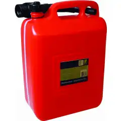 <p>Praktisk jerrykanne i plast med p&aring;fyllingstut og skrulokk.</p>
