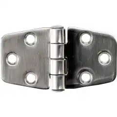 Lekker hengsel i h&oslash;yglanspolert syrefast st&aring;l.