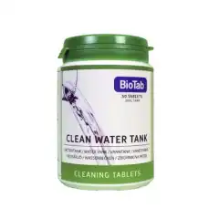 Desinfiserer vanntanker i campingvogn, b&aring;t, hytte etc.