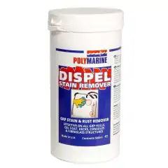 Fjerner rustflekker, organiske flekker og algeflekker fra glassfiber.