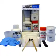 <p>Denne pakken inneholder alt du trenger for &aring; reparere/utbedre skader p&aring; glassfiberb&aring;ten din.</p>
