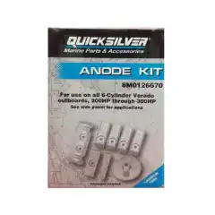 <p>Komplett anode kit for utvalgte Mercury modeller.</p>

