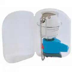 En praktisk gasslampe, er enkel &aring; installere og &aring; bruke.