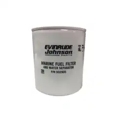 Bensinfilter/vannutskillerfiler til mange forskjellige Evinrude/Johnson modeller.