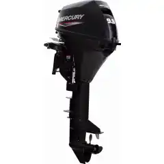 Elektrisk start, lang stamme, manuell tilt og kontrollboks. EFI-modell.