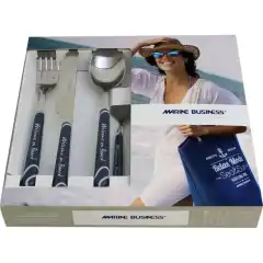 <p>Bestikk Welcome Premium rustfritt st&aring;l - 24 deler fra Marine Business er et kvalitetsbestikk utviklet for en maritim livsstil.</p>
