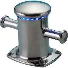 R&aring;lekker puller i syrefast st&aring;l 316 med LED lys. IP66. 12V/2W/0,2A.