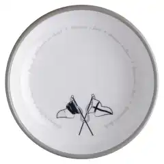 <p>Welcome Dyp tallerken &Oslash;22 fra Marine Business leveres i pakker p&aring; 6 stykk. Perfekt til b&aring;t eller sj&oslash;bod. T&aring;ler oppvaskmaskin.</p>
