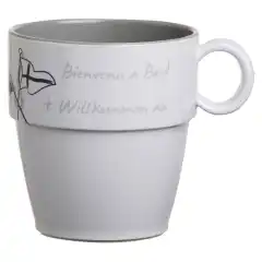 <p>Krus Welcome &Oslash;8,4 fra Marine Business er slitesterkt og kan stables opp&aring; hverandre slik at du sparer plass. Designet med et maritimt preg.</p>
