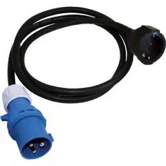 <p>Overgangskabel landstr&oslash;m fra CEE han til Schucko Hun 0,5 Mtr.</p>
