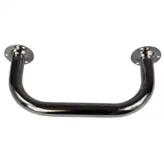 Kraftig trinn/h&aring;ndtak i syrefast st&aring;l.