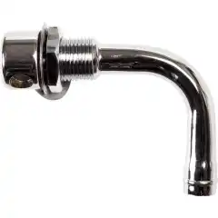 Forkrommet tanklufter. 90&deg; vinkel.