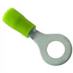 Ringkabelsko isolert.gul 4 - 6 mm&sup2; &Oslash; 6mm 10 stk