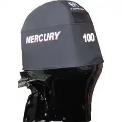 Ventilert og formsydd motortrekk av h&oslash;y kvalitet med originaldekaler for eldre Mercury F 100 EFI modeller.