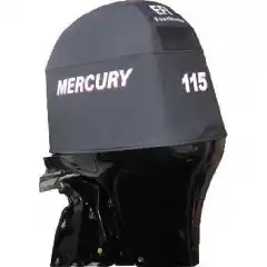 Ventilert og formsydd motortrekk av h&oslash;y kvalitet med originaldekaler for eldre Mercury F 115 EFI modeller.