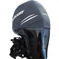 Ventilert og formsydd motortrekk av h&oslash;y kvalitet med originaldekaler for Mercury.