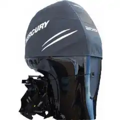 Ventilert og formsydd motortrekk av h&oslash;y kvalitet med originaldekaler for Mercury.