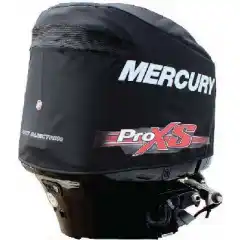 Ventilert og formsydd motortrekk av h&oslash;y kvalitet med originaldekaler for Mercury.