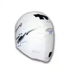 Ventilert og formsydd motortrekk av h&oslash;y kvalitet med originaldekaler for Mercury R 400 Racing L6 Verado hvit modell.