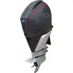 Ventilert og formsydd motortrekk av h&oslash;y kvalitet med originaldekaler for Mercury R 450 Racing V8