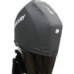 Ventilert og formsydd motortrekk av h&oslash;y kvalitet med originaldekaler for Mercury.