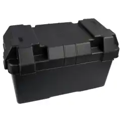 Batterikasse av slagfast polythylene