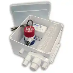 Dusjdrenering fra Rule i 24V modell.