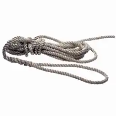 Fort&oslash;yningstau m/kause Hvit 12 mm 4 meter