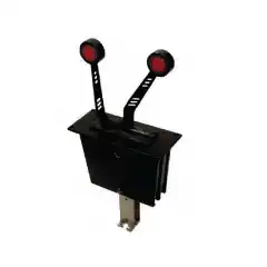 Mercury Zero Effort 2-spak toppmontert kontrollboks for gass u/trim sort.