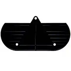 Spacer plate for sidemontert Mercury/Quicksilver kontrollboks.